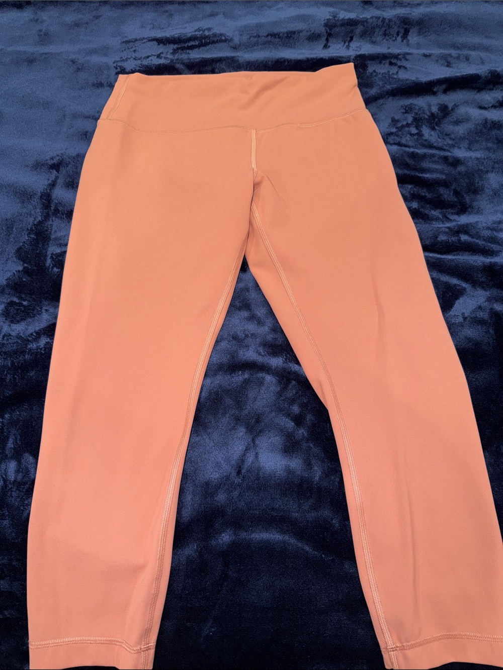 lululemon athletica women’s  Velvet dust Capri Leggings Base Pace High Rise “ 12